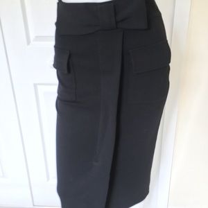 Diane con Fürstenberg Black Pencil Skirt size 4